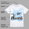 Powder Blue 9s DopeSkill T-Shirt LOVE Graphic