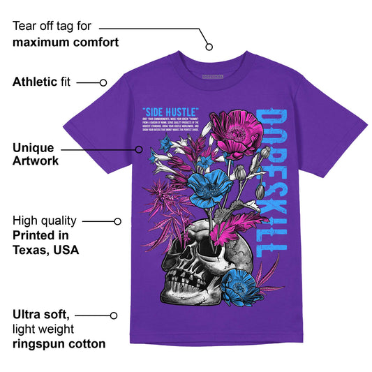 Court Purple 13s DopeSkill Purple T-shirt Side Hustle Graphic