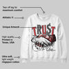 Bred 11s DopeSkill Sweatshirt Trust No One Graphic