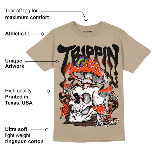 Latte 1s DopeSkill Medium Brown T-shirt Trippin Graphic