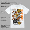 Orange Black White DopeSkill T-Shirt Side Hustle Graphic