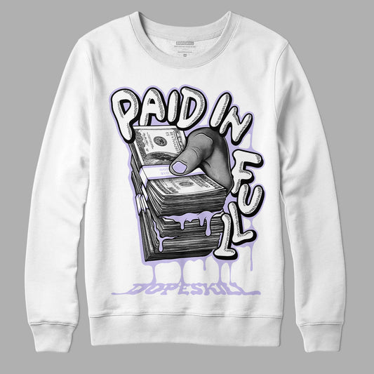 Jordan 11 Low Pure Violet DopeSkill Sweatshirt Paid In Full Graphic Streetwear 