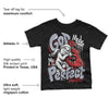 Bred Reimagined 4s DopeSkill Toddler Kids T-shirt God Made Me Perfect Graphic