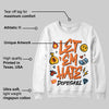 Orange Black White DopeSkill Sweatshirt Let 'em Hate Graphic