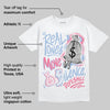 Cobalt Bliss 3s DopeSkill T-Shirt Real Ones Move In Silence Graphic
