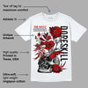 Red Cement 4S DopeSkill T-Shirt Side Hustle Graphic