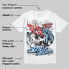 University Blue 6s DopeSkill T-Shirt Drip Season Graphic