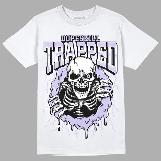 Jordan 11 Low Pure Violet DopeSkill T-Shirt Trapped Halloween Graphic Streetwear - White