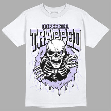 Jordan 11 Low Pure Violet DopeSkill T-Shirt Trapped Halloween Graphic Streetwear - White