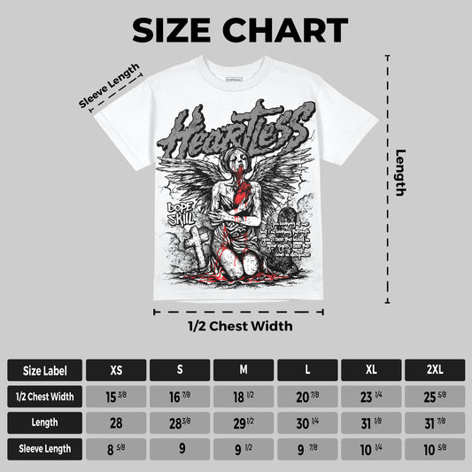 Grey Collection DopeSkill Oversize Print T-Shirt Heartless Graphic
