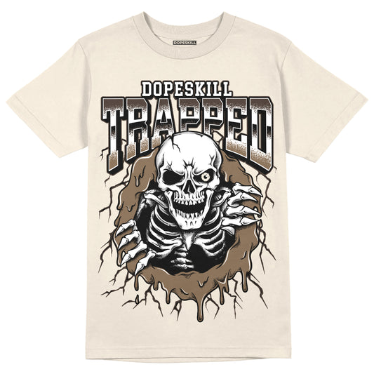 Travis Scott x Air Jordan 1 Low OG “Reverse Mocha” DopeSkill Sail T-shirt Trapped Halloween Graphic Streetwear