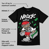Dunk Panda White Black DopeSkill T-Shirt No Luck, All Hustle Graphic
