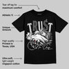 Foamposite One “Triple White” DopeSkill T-Shirt Trust No One Graphic