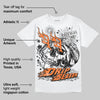 Orange Black White DopeSkill T-Shirt Drip Season Graphic