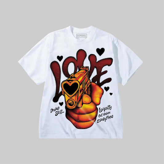 Love Shot DopeSkill Premium T-shirt Streetwear - White