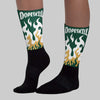 OG “Fir” 1s DopeSkill Sublimated Sock FIRE Graphic