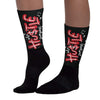 Bred 11s DopeSkill Sublimated Sock Hustle Graphic