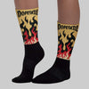 Pizza 4s DopeSkill Sublimated Sock FIRE Graphic