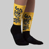 Tokyo 5s DopeSkill Sublimated Sock Hustle Graphic