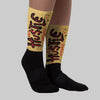 Pizza 4s DopeSkill Sublimated Sock Hustle Graphic