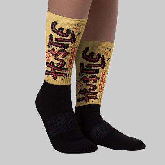 Pizza 4s DopeSkill Sublimated Sock Hustle Graphic