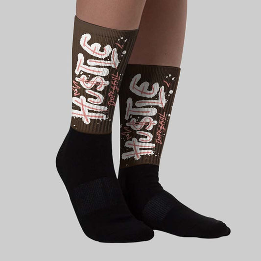 Baroque Brown 1s DopeSkill Sublimated Sock Hustle Graphic