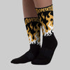 Gratitude 11s DopeSkill Sublimated Socks FIRE Graphic