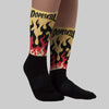 Pizza 4s DopeSkill Sublimated Sock FIRE Graphic