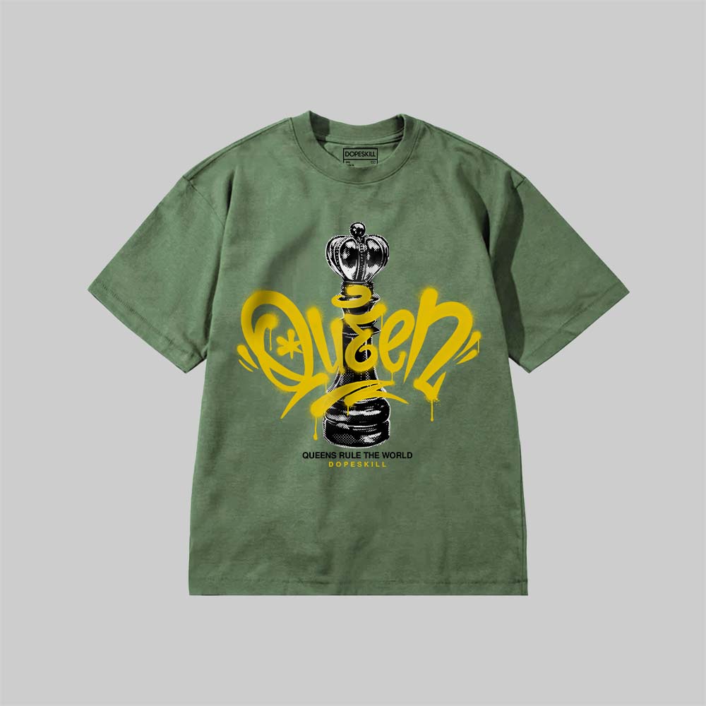 Queen Chess DopeSkill Premium T-shirt Streetwear - Moss