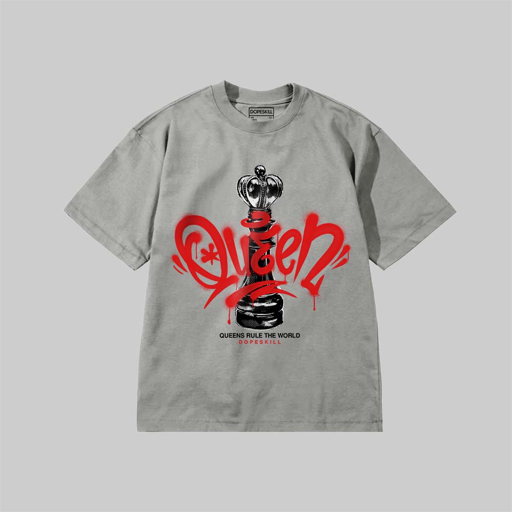 Queen Chess DopeSkill Premium T-shirt Streetwear - Grey