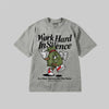 Work Hard In Silence DopeSkill Premium T-shirt Streetwear - Grey