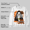 Orange Black White DopeSkill Sweatshirt NPC Graphic