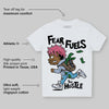 Cobalt Bliss 3s DopeSkill Toddler Kids T-shirt Fear Fuels The Hustle Graphic