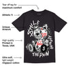 Dunk Low Panda White Black DopeSkill T-Shirt Smile Through The Pain Graphic