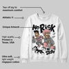 Harris Tweed x Black/Phantom Dunk DopeSkill Sweatshirt No Risk No Story Graphic