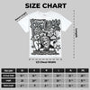 Cool Grey 9s DopeSkill Oversize Print T-Shirt Distorted Realms Graphic
