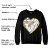 Sail 4s DopeSkill Sweatshirt Heart Jordan 4 Graphic