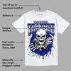 Racer Blue White Dunk Low DopeSkill T-Shirt Trapped Halloween Graphic