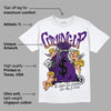 Field Purple 12s DopeSkill T-Shirt Money Bag Coming Up Graphic