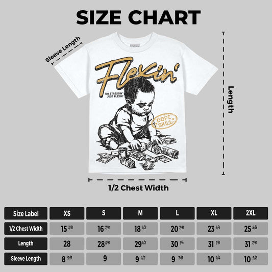 Gratitude 11s DopeSkill Oversize Print T-Shirt Flexin' Graphic