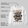 Harris Tweed x Sesame/Violet Mist Dunk DopeSkill Sweatshirt The Mouth With No Droughts Graphic