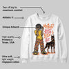Orange Black White DopeSkill Sweatshirt My Grind Won't Let Me Lose Graphic