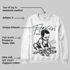 Cool Grey 9s DopeSkill Sweatshirt Flexin' Graphic