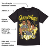 Yellow Snakeskin 11s DopeSkill T-Shirt Queen Of Hustle Graphic