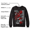 Black Cement 2s DopeSkill Sweatshirt Side Hustle Graphic
