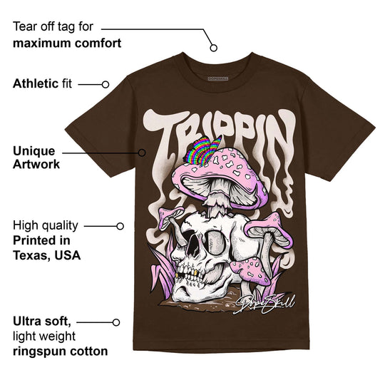 Neapolitan 11s DopeSkill Velvet Brown T-shirt Trippin Graphic