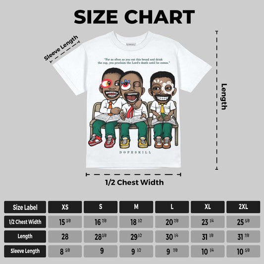 Oxidized Green 4s DopeSkill Oversize Print T-Shirt First Sunday Graphic