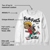 Mexico 'El Vuelo' 3s DopeSkill Sweatshirt Fear Fuels The Hustle Graphic