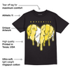 Yellow Snakeskin 11s DopeSkill T-Shirt Slime Drip Heart Graphic