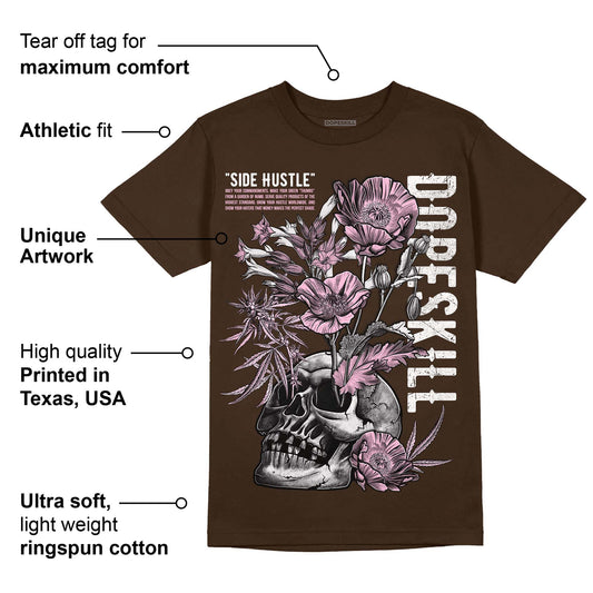 Neapolitan 11s DopeSkill Velvet Brown T-shirt Side Hustle Graphic